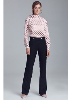 Spodnie garniturowe z napami SD35, Kolor czarny, Rozmiar 36, Nife ze sklepu Primodo w kategorii Spodnie damskie - zdjęcie 140706238