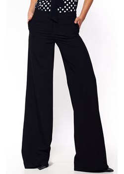 Czarne spodnie typu palazzo Sd65, Kolor czarny, Rozmiar 36, Nife ze sklepu Primodo w kategorii Spodnie damskie - zdjęcie 140706347