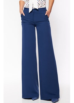 Kobaltowe spodnie typu palazzo sd65, Kolor kobalt, Rozmiar 36, Nife ze sklepu Primodo w kategorii Spodnie damskie - zdjęcie 140706349