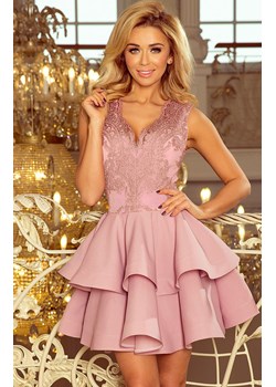 CHARLOTTE sukienka 200-10, Kolor liliowy, Rozmiar L, Numoco ze sklepu Primodo w kategorii Sukienki - zdjęcie 140706688