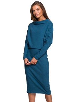 Sukienka dzianinowa S245, Kolor morski, Rozmiar S/M, Stylove ze sklepu Primodo w kategorii Sukienki - zdjęcie 140708668