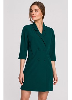 S254 sukienka żakietowa, Kolor zielony, Rozmiar L, Stylove ze sklepu Primodo w kategorii Sukienki - zdjęcie 140708705