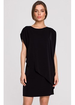 S262 sukienka warstwowa, Kolor czarny, Rozmiar L, Stylove ze sklepu Primodo w kategorii Sukienki - zdjęcie 140708795