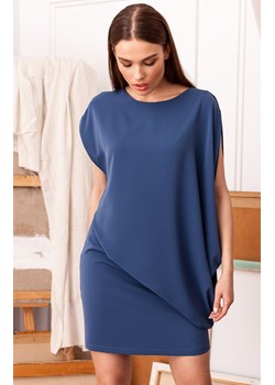 Sukienka damska niebieska oversize S262, Kolor niebieski, Rozmiar L, Stylove ze sklepu Primodo w kategorii Sukienki - zdjęcie 140708798
