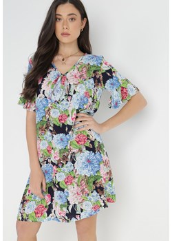 Granatowo-Niebieska Sukienka Pudełkowa Vuath ze sklepu Born2be Odzież w kategorii Sukienki - zdjęcie 140721409