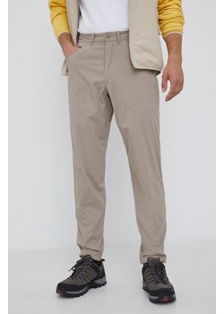 Houdini spodnie outdoorowe Wadi męskie kolor beżowy ze sklepu ANSWEAR.com w kategorii Spodnie męskie - zdjęcie 140722398