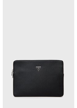 Guess pokrowiec na laptopa kolor czarny ze sklepu ANSWEAR.com w kategorii Torby na laptopa - zdjęcie 140770576