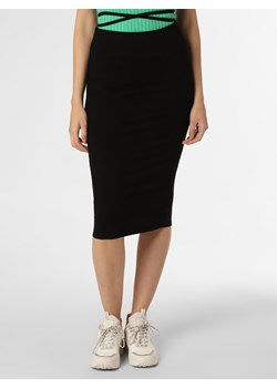 EDITED Spódnica damska Kobiety wiskoza czarny jednolity ze sklepu vangraaf w kategorii Spódnice - zdjęcie 140783069