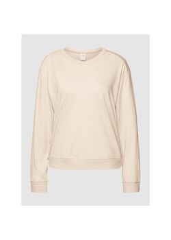 Bluzka z długim rękawem w jednolitym kolorze ze sklepu Peek&Cloppenburg  w kategorii Bluzki damskie - zdjęcie 140785767