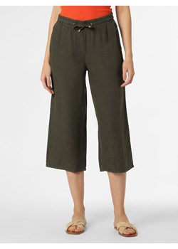 CECIL - Damskie spodnie lniane, zielony ze sklepu vangraaf w kategorii Spodnie damskie - zdjęcie 140816346