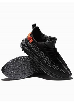Buty męskie sneakersy - czarne V3 T372 ze sklepu ombre w kategorii Buty sportowe męskie - zdjęcie 140843278