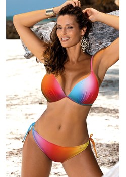 Kolorowy dwuczęściowy strój kąpielowy bikini push-up Iwa M-745, Kolor multicolour, Rozmiar 34, Marko ze sklepu Intymna w kategorii Stroje kąpielowe - zdjęcie 140988195