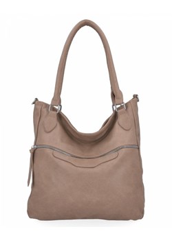 Uniwersalne Torebki Damskie typu Shopper Bag firmy Herisson Ciemno Beżowa (kolory) ze sklepu torbs.pl w kategorii Torby Shopper bag - zdjęcie 140996098
