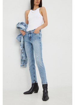Drykorn jeansy damskie high waist ze sklepu ANSWEAR.com w kategorii Jeansy damskie - zdjęcie 140997349