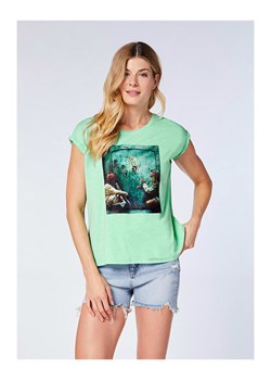 Koszulka "Foula" w kolorze zielonym ze sklepu Limango Polska w kategorii Bluzki dziewczęce - zdjęcie 141019989