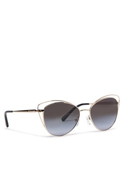 Okulary przeciwsłoneczne MICHAEL KORS - 0MK1117 10148G Light Gold/Dark Grey Gradient ze sklepu eobuwie.pl w kategorii Okulary przeciwsłoneczne damskie - zdjęcie 141023817