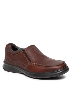 Półbuty Clarks - Cotrell Free 261315667 Tobacco Leather ze sklepu eobuwie.pl w kategorii Półbuty męskie - zdjęcie 141088999