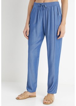 Niebieskie Spodnie Ianeris ze sklepu Born2be Odzież w kategorii Spodnie damskie - zdjęcie 141119508