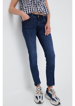 Pepe Jeans jeansy damskie medium waist ze sklepu ANSWEAR.com w kategorii Jeansy damskie - zdjęcie 141121568