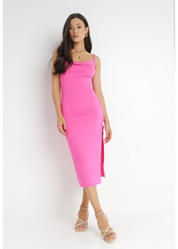Różowa Sukienka Althilea ze sklepu Born2be Odzież w kategorii Sukienki - zdjęcie 141126475