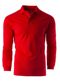 Bluza męska LOK03 - czerwona ze sklepu Risardi w kategorii Bluzy męskie - zdjęcie 141126819