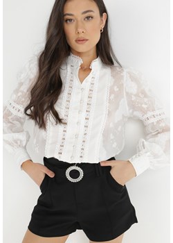 Biała Koszula Pheryle ze sklepu Born2be Odzież w kategorii Koszule damskie - zdjęcie 141153765