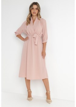 Różowa Sukienka Rheniolea ze sklepu Born2be Odzież w kategorii Sukienki - zdjęcie 141153928