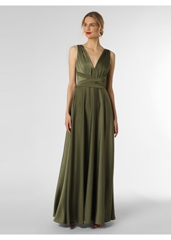 Marie Lund Damska sukienka wieczorowa Kobiety Satyna oliwkowy jednolity ze sklepu vangraaf w kategorii Sukienki - zdjęcie 141155885