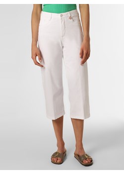 Blue Fire Spodnie Kobiety Bawełna biały jednolity ze sklepu vangraaf w kategorii Spodnie damskie - zdjęcie 141155899