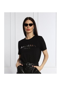 Balmain T-shirt | Regular Fit ze sklepu Gomez Fashion Store w kategorii Bluzki damskie - zdjęcie 141196867