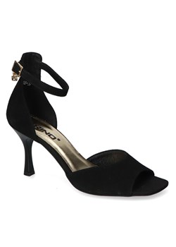 Sandały Karino 3758/003-P Czarne Zamsz ze sklepu Arturo-obuwie w kategorii Sandały damskie - zdjęcie 141254829