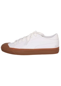 Buty Puma Capri Leather W 369244 03 białe ze sklepu ButyModne.pl w kategorii Trampki damskie - zdjęcie 141263876