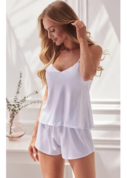 Karen piżama satynowa, Kolor biały, Rozmiar XS, DKaren ze sklepu Intymna w kategorii Bielizna nocna - zdjęcie 141286907