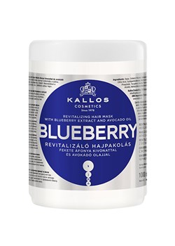 Kallos Blueberry Revitalizing Hair Mask With Blueberry Extract And Avocado Oil rewitalizująca maska do włosów z ekstraktem jagód i olejem avokado 1000ml, Kallos ze sklepu Primodo w kategorii Maski do włosów - zdjęcie 141304456