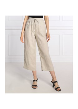 DKNY Lniane spodnie | flare fit ze sklepu Gomez Fashion Store w kategorii Spodnie damskie - zdjęcie 141392016