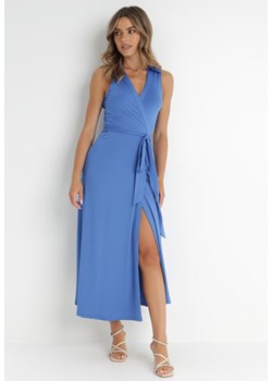 Niebieska Sukienka Orphithise ze sklepu Born2be Odzież w kategorii Sukienki - zdjęcie 141404356