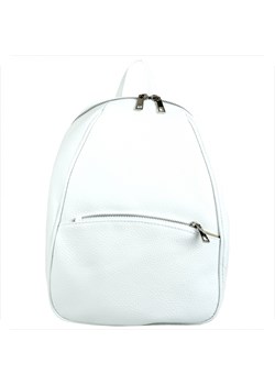 Vezze plecak damski ze skóry naturalnej biały ze sklepu melon.pl w kategorii Plecaki - zdjęcie 141408325