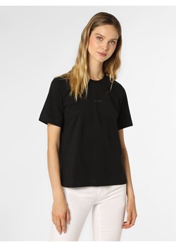 IPURI T-shirt damski Kobiety Bawełna czarny jednolity ze sklepu vangraaf w kategorii Bluzki damskie - zdjęcie 141420917