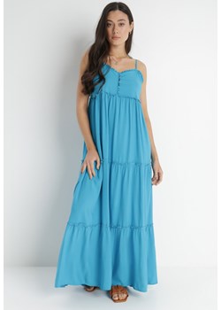 Niebieska Sukienka Cilaris ze sklepu Born2be Odzież w kategorii Sukienki - zdjęcie 141435825