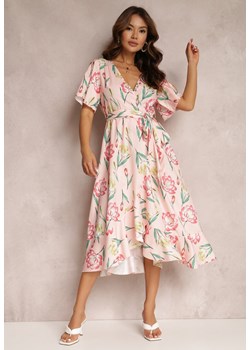 Różowa Sukienka Zinano ze sklepu Renee odzież w kategorii Sukienki - zdjęcie 141440505