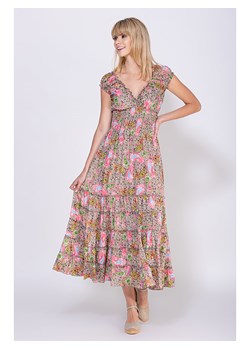 Sukienka w kolorze beżowo-różowym ze sklepu Limango Polska w kategorii Sukienki - zdjęcie 141444377