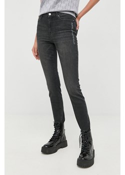 Karl Lagerfeld jeansy damskie medium waist ze sklepu ANSWEAR.com w kategorii Jeansy damskie - zdjęcie 141446409