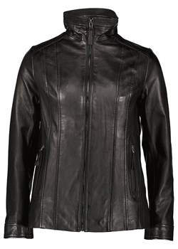 Skórzana kurtka "Mala" w kolorze czarnym ze sklepu Limango Polska w kategorii Kurtki damskie - zdjęcie 141452278