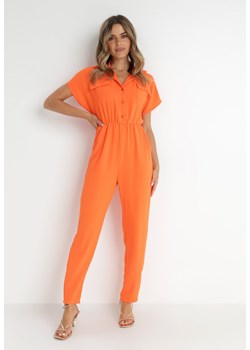 Pomarańczowy Kombinezon Aliker ze sklepu Born2be Odzież w kategorii Kombinezony damskie - zdjęcie 141499838