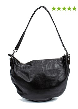 Skórzany shopper bag w kolorze ciemnobrązowym - 45 x 37 x 3 cm ze sklepu Limango Polska w kategorii Torby Shopper bag - zdjęcie 141502698