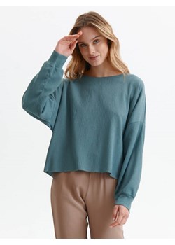 Luźna bluza z delikatną fakturą ze sklepu Top Secret w kategorii Bluzy damskie - zdjęcie 141508146