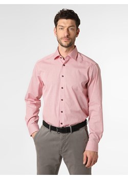 Finshley & Harding - Koszula męska łatwa w prasowaniu, biały|czerwony ze sklepu vangraaf w kategorii Koszule męskie - zdjęcie 141530337