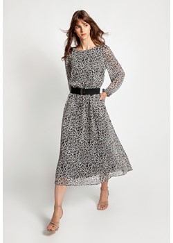Sukienka w cętki z szerokim paskiem ze sklepu Molton w kategorii Sukienki - zdjęcie 141537627