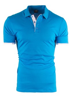 koszulka polo 19 2571 turkus ze sklepu Risardi w kategorii T-shirty męskie - zdjęcie 141549145