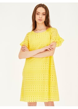 Żółta bawełniana sukienka L'AF Olli ze sklepu Eye For Fashion w kategorii Sukienki - zdjęcie 141549167